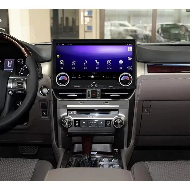 GX460 Interior Upgrade Gear Shift Center Console Modification Dashboard Large Screen Installation Interior Panel